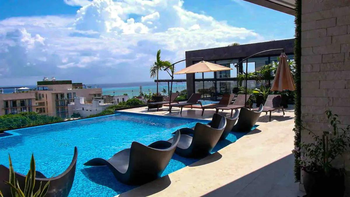 Stayon5A.Av.Penthouse With Privatepool Freeparking Playa del Carmen Dış mekan fotoğraf