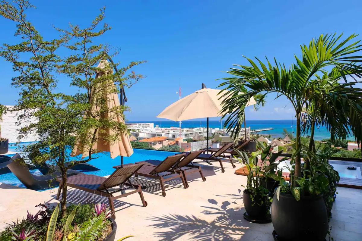 Stayon5A.Av.Penthouse With Privatepool Freeparking Playa del Carmen Dış mekan fotoğraf