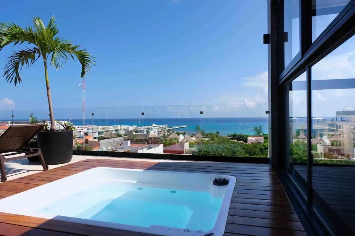 Stayon5A.Av.Penthouse With Privatepool Freeparking Playa del Carmen Dış mekan fotoğraf